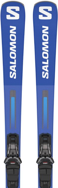 Rückansicht von Salomon E S/RACE 8 + M11 GW L80 23/24 Carving Ski race blue