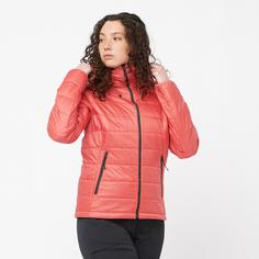 Rückansicht von Salomon OUTLINE Steppjacke Damen mineral red