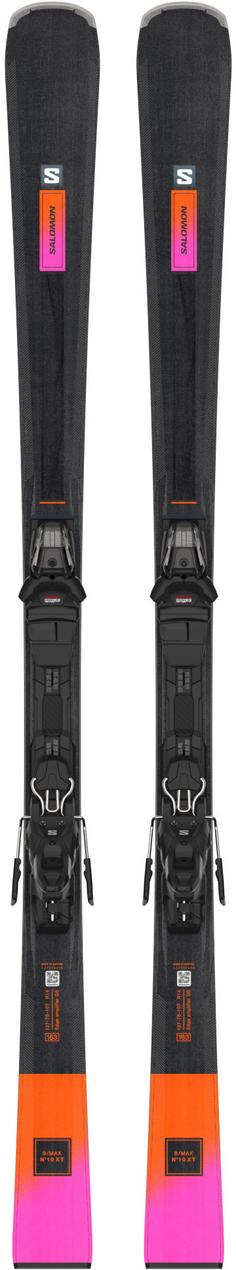 Salomon E S/MAX N°10 XT + M10 GW L80 23/24 Carving Ski Damen black