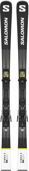 Salomon E S/MAX 8 + M11 GW L80 23/24 Carving Ski - black