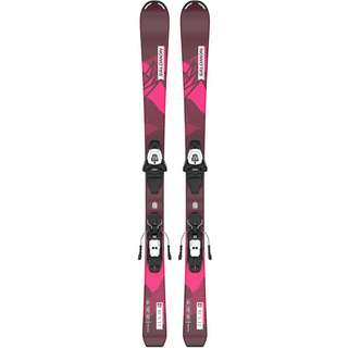Salomon L LUX Jr M + L6 GW J2 80 23/24 All-Mountain Ski Kinder bordeau-pink