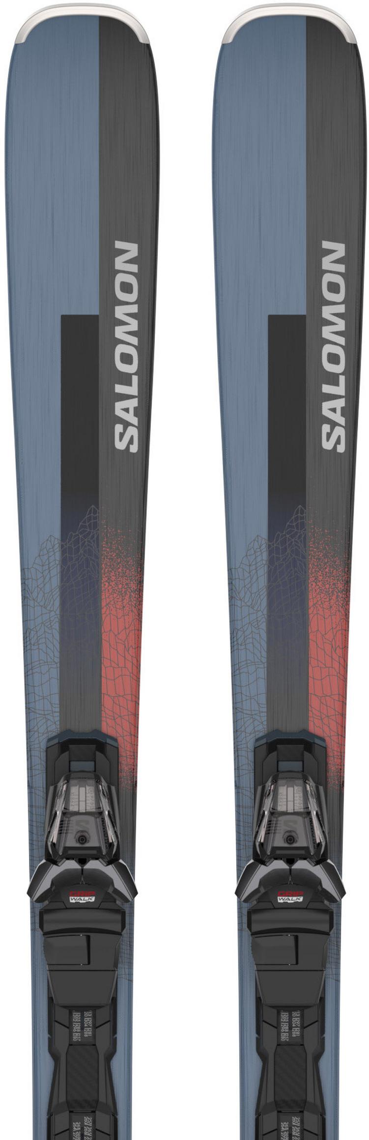 Salomon Salomon E STANCE 80 + M11 GW L90 23/24 All-Mountain Ski - black-neon coral-ashley blue - 0 | SportScheck