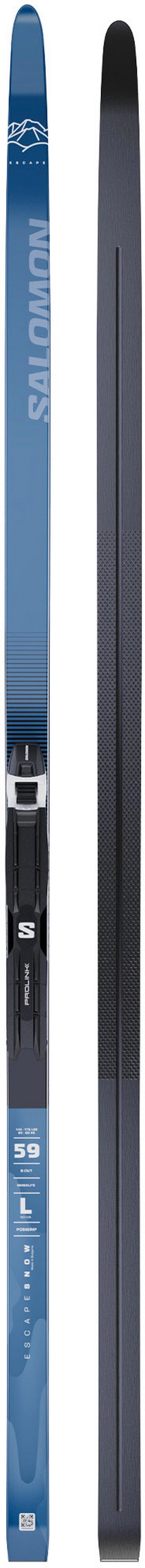 Salomon Salomon ESCAPE SNOW59 POSI PM PLK AUTO Nordic Cruising Ski - black-blue-white - 0 | SportScheck