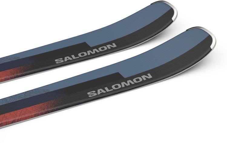Salomon Salomon E STANCE 80 + M11 GW L90 23/24 All-Mountain Ski - black-neon coral-ashley blue - 2 | SportScheck