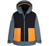 Trollkids Rauland Skijacke Kinder - black-steel blue-mango