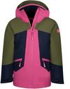 Trollkids Rauland Skijacke M&auml;dchen - dusky olive-light magenta-navy