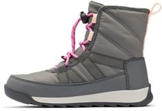 Rückansicht von Sorel YOUTH WHITNEY II WP Stiefel Kinder quarry-grill