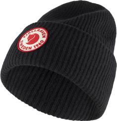 FJÄLLRÄVEN Merino 1960 Logo Beanie black