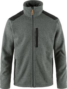 FJÄLLRÄVEN Buck Fleecejacke Herren grey-melange