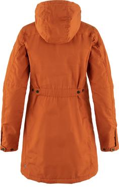 Rückansicht von FJÄLLRÄVEN Kiruna Padded Parka Damen terracotta brown