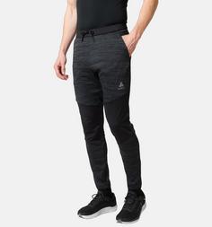 Rückansicht von Odlo ESSENTIAL THERMAL Laufhose Herren black