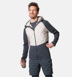 Rückansicht von Odlo ZEROWEIGHT INSULATOR Laufjacke Herren silver cloud-india ink