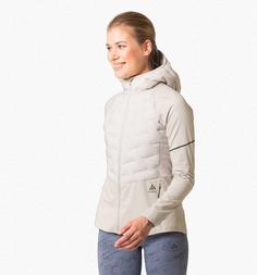Rückansicht von Odlo ZEROWEIGHT INSULATOR Laufjacke Damen silver cloud