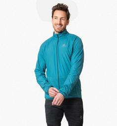 Rückansicht von Odlo ESSENTIAL INSULATOR HYBRID Laufjacke Herren saxony blue