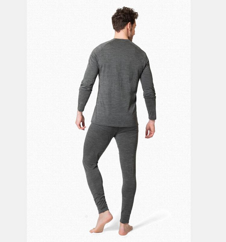 Odlo Odlo Natural Performance Funktionsunterhose Herren - dark grey melange-sharp green - 3 | SportScheck