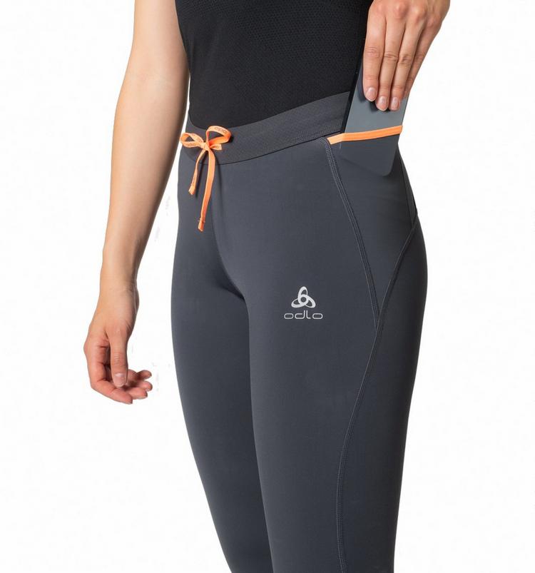 Odlo Odlo X-ALP WINTER Lauftights Damen - india ink-live wire - 4 | SportScheck