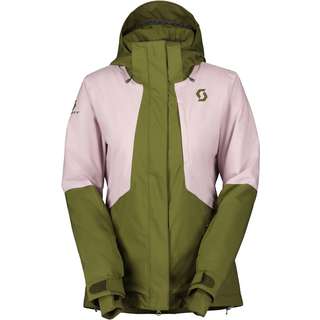 SCOTT Ultimate Dryo Skijacke Damen fir green-cloud pink