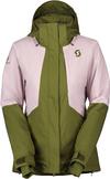 SCOTT Ultimate Dryo Skijacke Damen - fir green-cloud pink