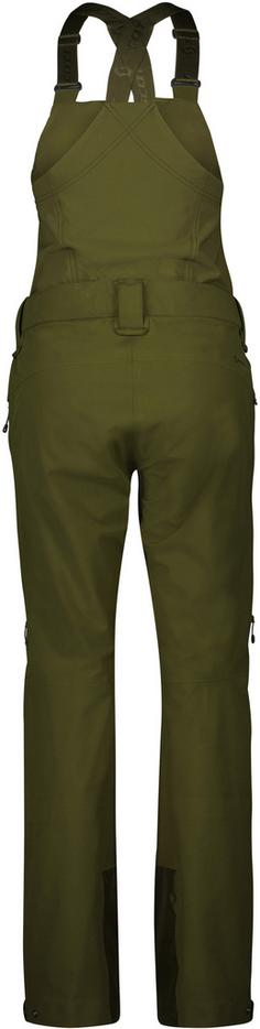 Rückansicht von SCOTT Vertic 3L Skihose Damen fir green