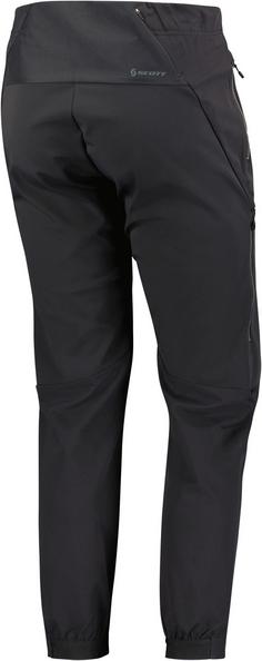 Rückansicht von SCOTT Trail Storm Hybrid Softshellhose Damen black