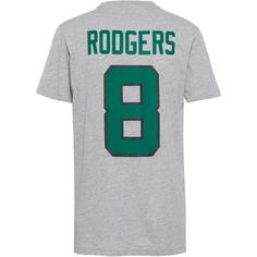 Rückansicht von Fanatics AARON RODGERS New York Jets T-Shirt Herren sports grey