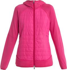 Icebreaker Quantum Hybrid Funktionsjacke Damen electron pink-tempo-colorblock