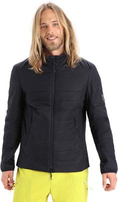 Rückansicht von Icebreaker MerinoLoft Steppjacke Herren midnight navy