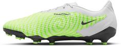 Rückansicht von Nike Phantom GX Academy FG/MG Fußballschuhe barely volt-gridiron-barely grape