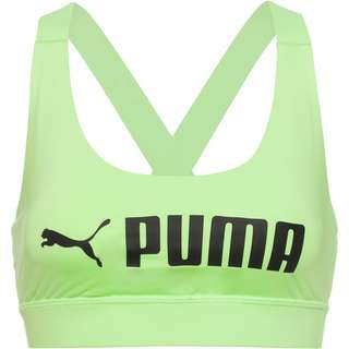 PUMA Fit Sport-BH Damen speed green-black