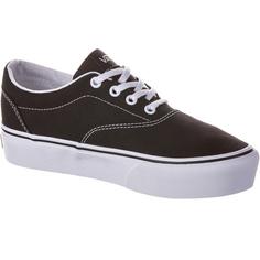 Rückansicht von Vans Doheny Platform Sneaker Damen black-white