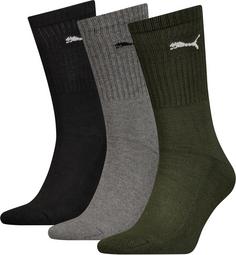 PUMA CREW SOCK 3P Freizeitsocken green combo