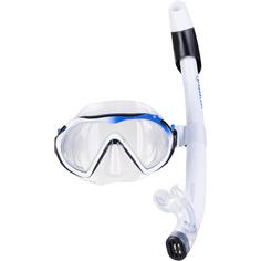 Rückansicht von AQUA LUNG Compass Schnorchelset black-white