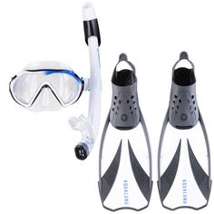 AQUA LUNG Compass Schnorchelset black-white