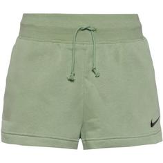 Nike Phoenix Sweatshorts Damen oil green-black