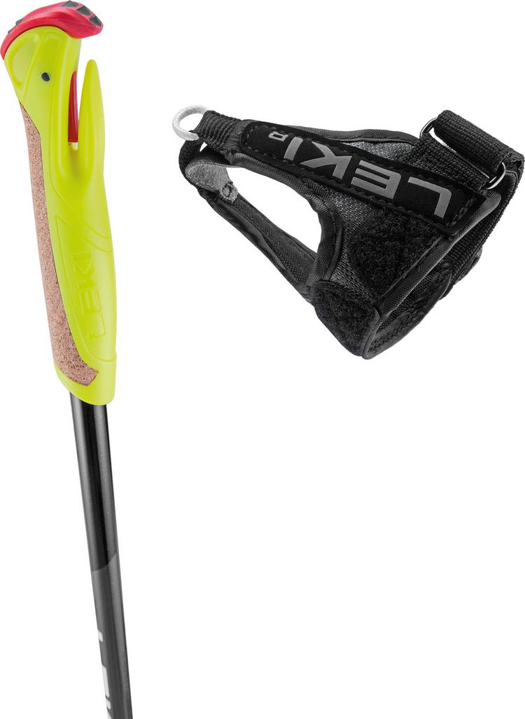 LEKI LEKI XTA 5.5 Jr 23/24 Stock Kinder - black-white-neonyellow - 0 | SportScheck