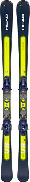 HEAD Shape e-V8 SW + PR 11 GW 23/24 Carving Ski - blue-yellow