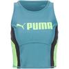 PUMA FIT EVERSCULPT Croptop Damen - bold blue-speed green