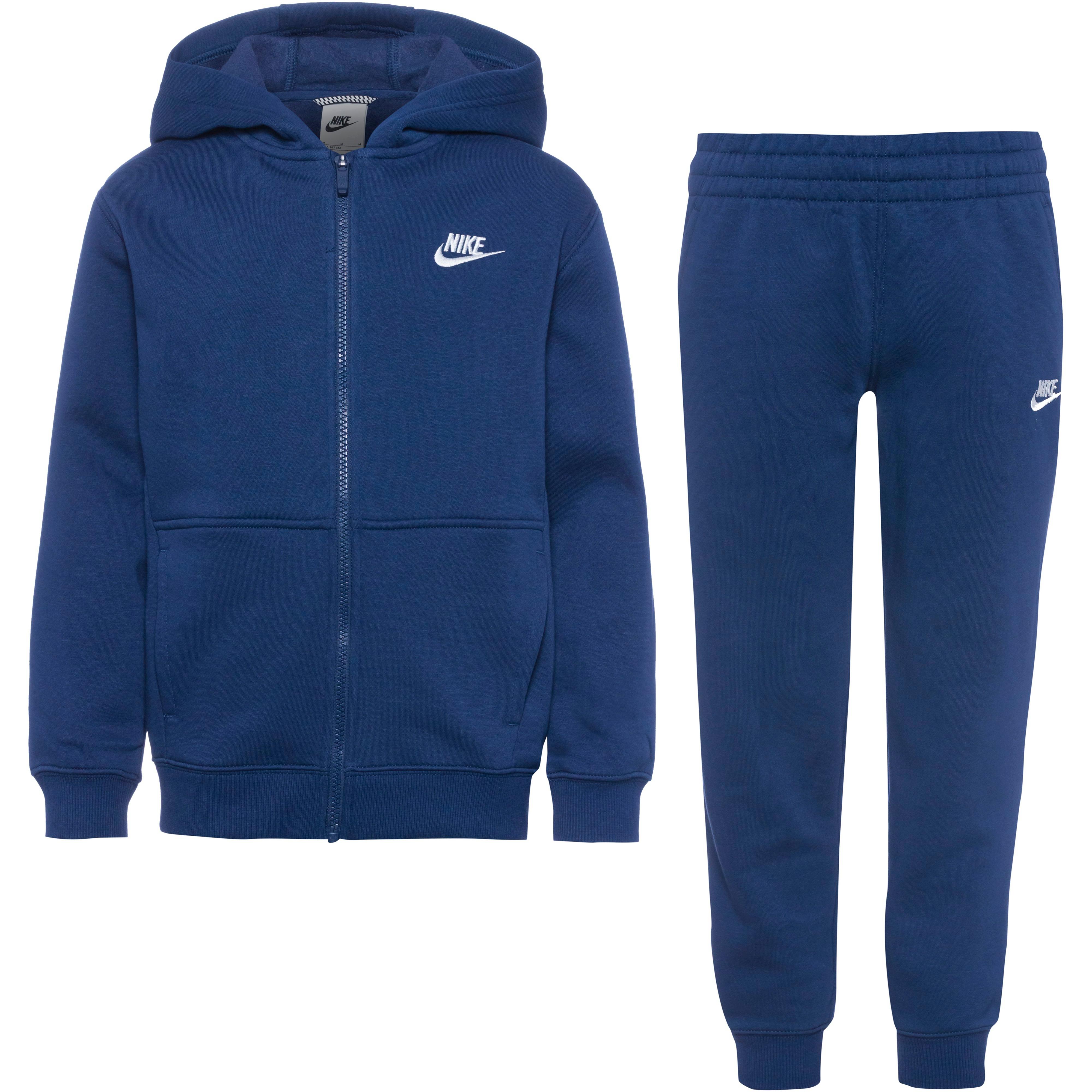 Nike NSW CLUB von Kinder navy-white kaufen FLEECE SportScheck im midnight Shop Online Trainingsanzug