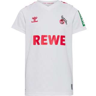 hummel 1. FC Köln 23-24 Heim Fußballtrikot Kinder white-true red