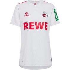 hummel 1. FC Köln 23-24 Heim Fußballtrikot Damen white-true red