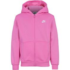 Nike NSW CLUB FLEECE Sweatjacke Kinder playful pink-white