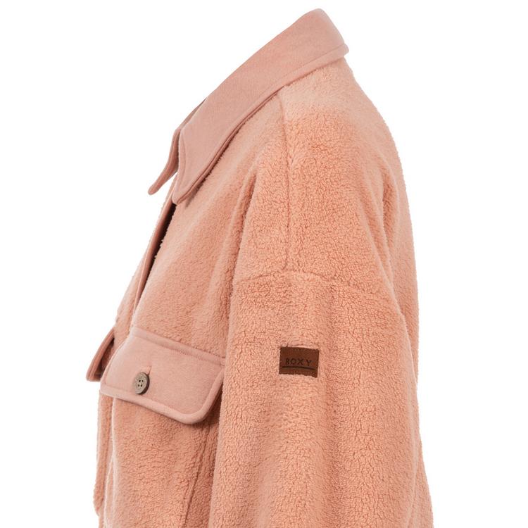 Roxy Roxy Switch Up Sherpa Langarmhemd Damen - dusty coral - 0 | SportScheck