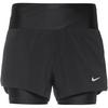 Nike SWIFT DRI FIT Funktionsshorts Damen - black-reflective silv
