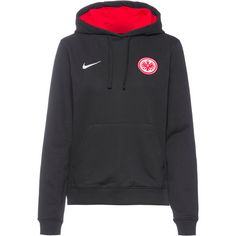 Nike Eintracht Frankfurt Hoodie Damen black-university red-white