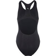 Rückansicht von PUMA Schwimmanzug Damen black