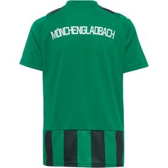 Rückansicht von PUMA Borussia Mönchengladbach 23-24 Auswärts Fußballtrikot Kinder power green-puma black