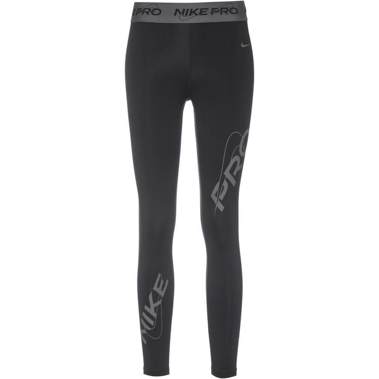 Nike Nike Pro Dri Fit Tights Damen - black-iron grey-white - 0 | SportScheck