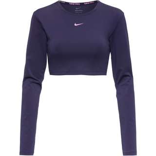 Nike Pro Dri Fit Funktionsshirt Damen purple ink-purple cosmos-rush fuchsia