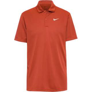 Nike Solid Tennis Polo Herren rugged orange-white