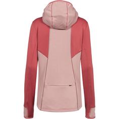 Rückansicht von unifit Fleecejacke Damen mineral red